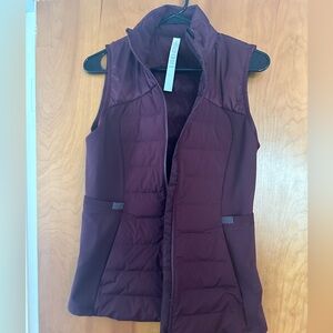 Lululemon Down For It All Vest Size 8